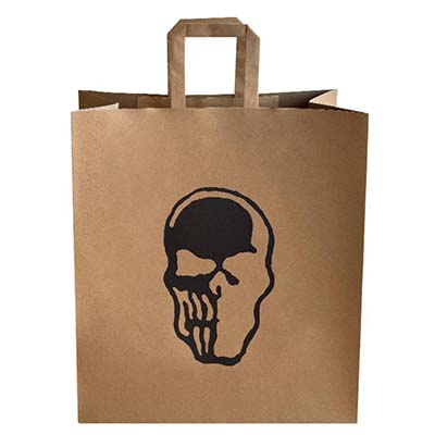 brown craft paper bag printing